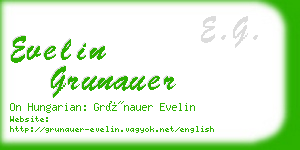 evelin grunauer business card